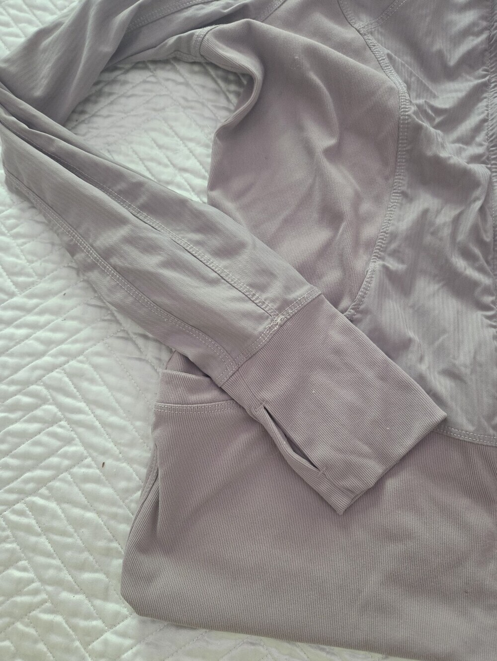 CRZ Yoga Dusty Mauve Hooded Zip Up Jacket XS Thumbhole Activewear Athleisure - Picture 5 of 9